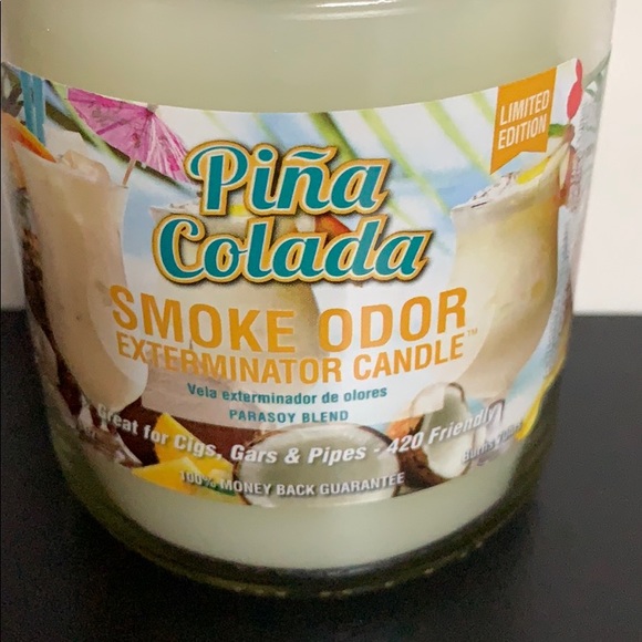 Piña Colada Smoke Odor Candle LIMITED EDITION - Picture 2 of 5